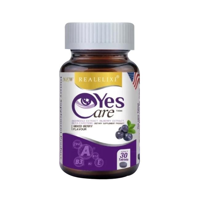 Yes care ผลิตภัณฑ์บำรุงดวงตา Real Elixir Yes Care (30เม็ด) Real Elixir Yes Care เรียล อิลิคเซอร์ เยส แคร์ [30 เม็ด] 2