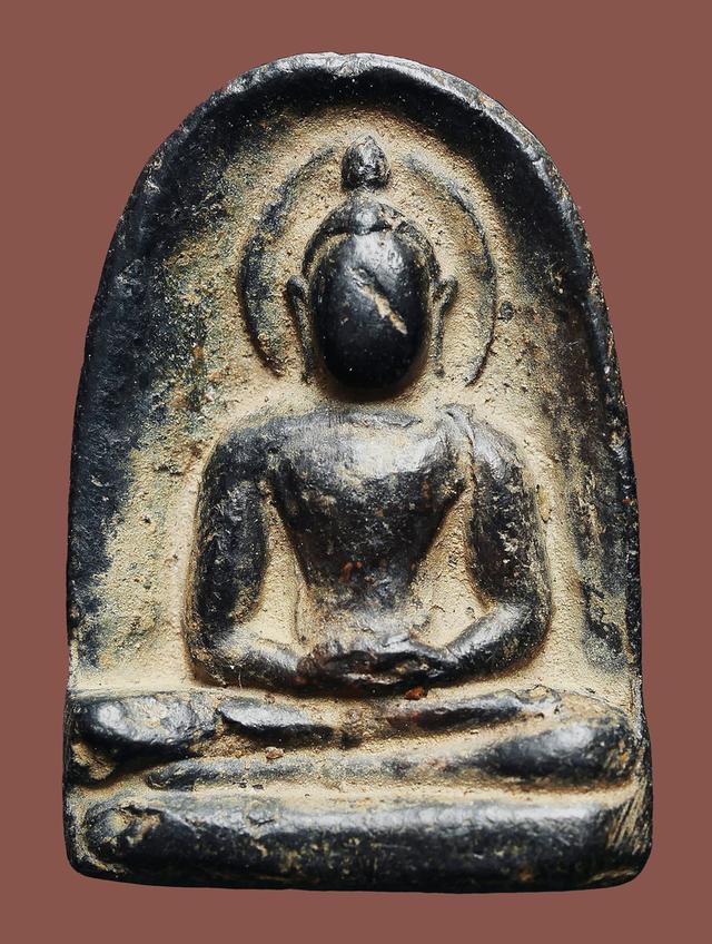 พระซุ้มกอดำ พิมพ์ใหญ่ ไม่มีกนก....เก่าๆ เนื้อจัด