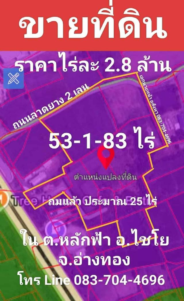 ขายที่ดินผังเมืองสีม่วง 1