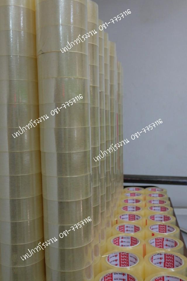 เทปปิดกล่อง เทปกาวโรงงาน สก็อตเทป 081-7757116