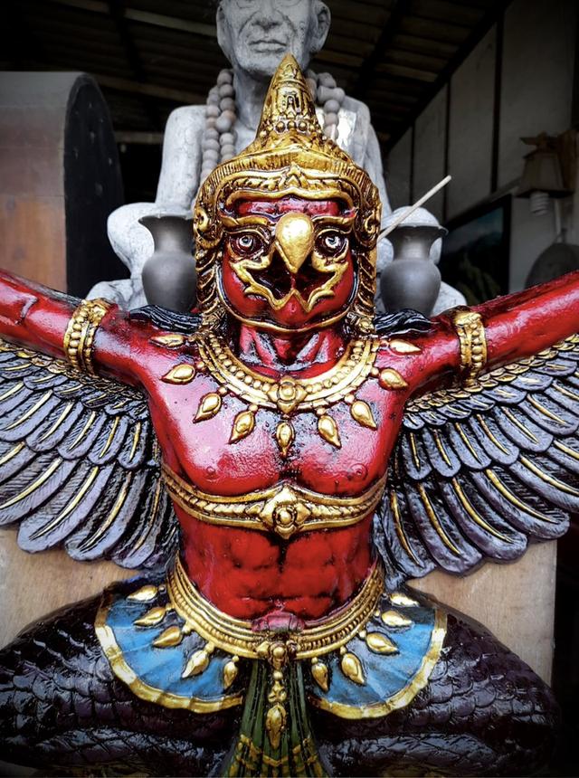 ครุฑแขวนผนัง ขนาด70ซม ครุฑหน้าเทพบุตร 2