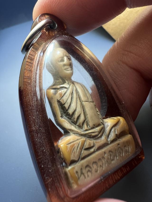 รูปหล่อแกะ หลวงพ่อเดิม วัดหนองโพ ไม่ทราบเนื้อ ไม่ใช่โลหะ ไม่ใช่ผง 6