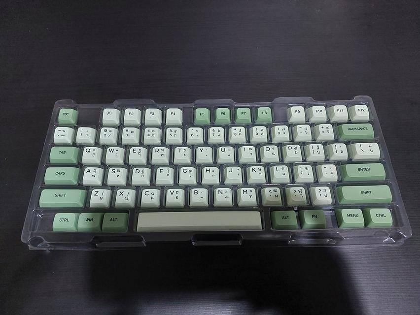 คีย์แคปภาษาไทย-EN Matcha Theme XDA Profile PBT