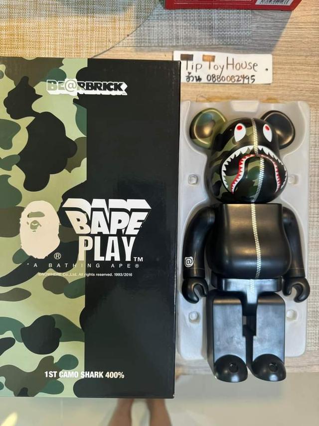 Bearbrick 1st CAMO SHARK ขนาด 400%  3