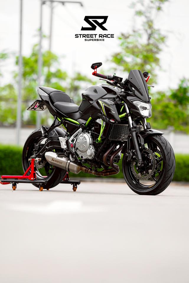 2018 Kawasaki z650 ปี 2018 สีดำ