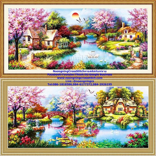 ร้าน Noongning Cross stitch ครอสติสพิมพ์ลาย จำหน่ายอุปกรณ์ครอสติส ภาพติดเพชร620 3