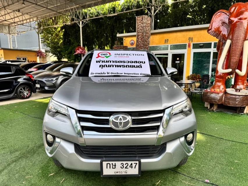  ~รถTOYOTA FORTUNER ตัวV 4WD  เครื่อง2.8 cc  เกียร์ AUTO ปี2018 (หมายเหตุ:คันนี้ขายไม่รับประกันเลขไมล์คะ) 