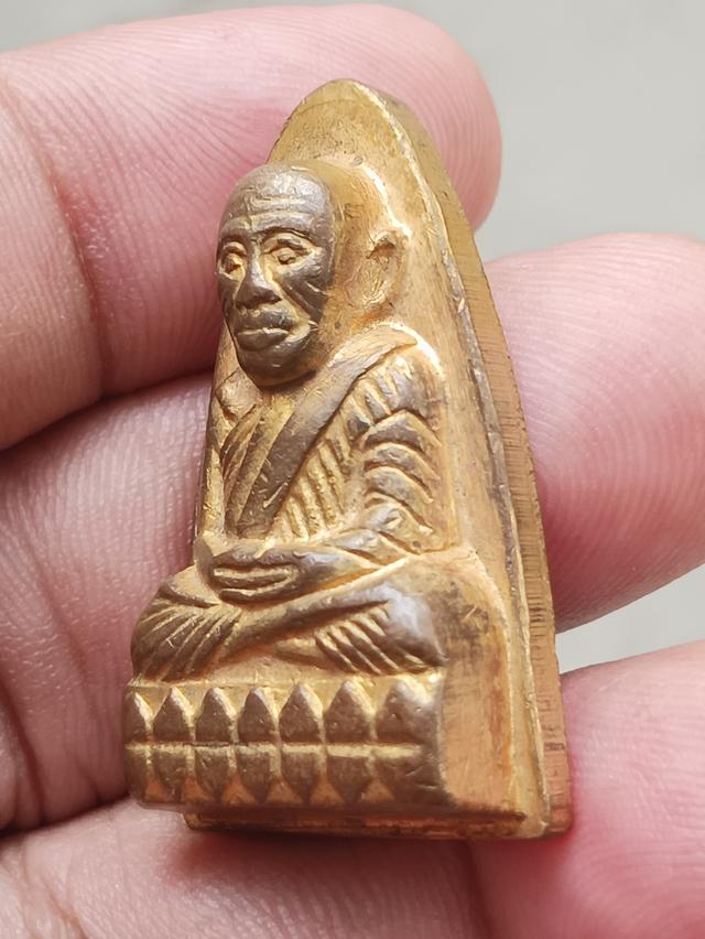 รูปเหมือนปั๊มหลวงปู่ทวด วัดช้างให้ ปี 2508 หน้าโบราณ (กะไหล่ทองแจกกรรมการ) รูปที่ 5