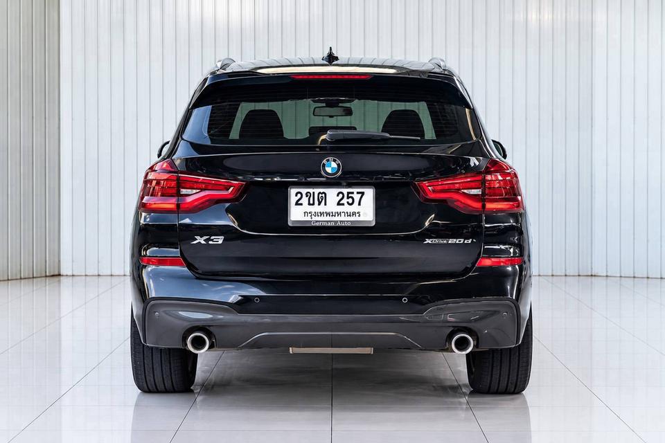 BMW X3, 2.0 xDrive20d M Sport ปี 2021 สีดำ โฉม G01 ปี17-25 รูปที่ 7