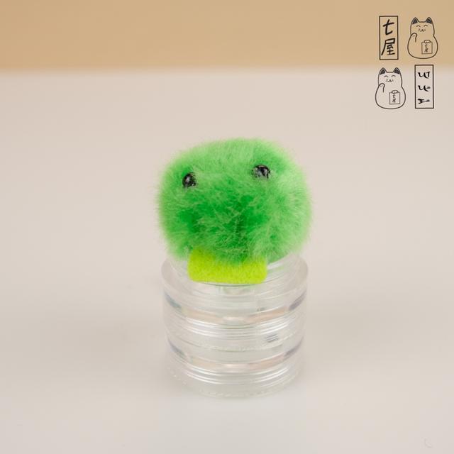 พวงกุญแจ ตุ๊กตา ต้าวฟู้。สาหร่ายมาริโมะ・ก้อนฟู・นำโชค  🟢 Tiny Keychain 3 cm ✅ No Brand・Charm Version  Marimo Moss Ball Lucky Mascot Plush Series ❄️✨ รูปที่ 2