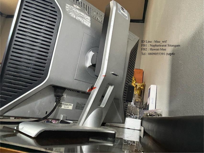 จอคอมMonitor Dell (model 1907fpt) รุ่นนี้หายาก ติดใช้ได้ สภาพตามรูป ใช้งานปกติ