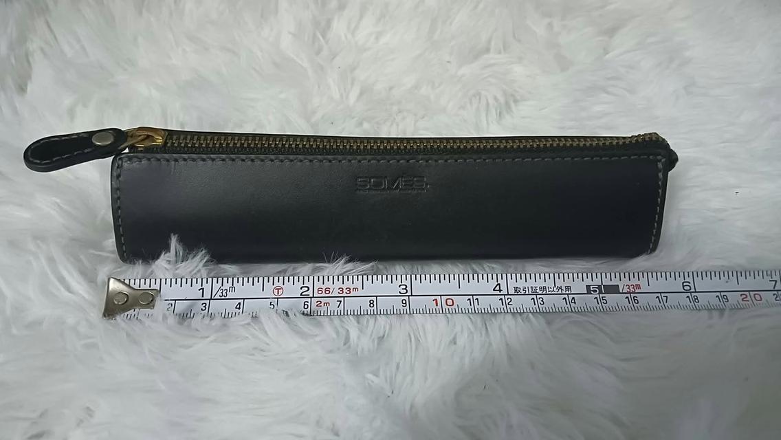 [ปล่อยงานแรร์ระดับ Luxury] กระเป๋าใส่ปากกาหนังแท้ SOMÈS Saddle Japan