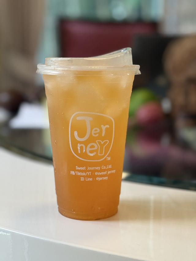 ชาพีท ผงเครื่องดื่มสำเร็จรูป พร้อมเสริฟ 500g (Ready-to-drink powder-Peach Tea) 4