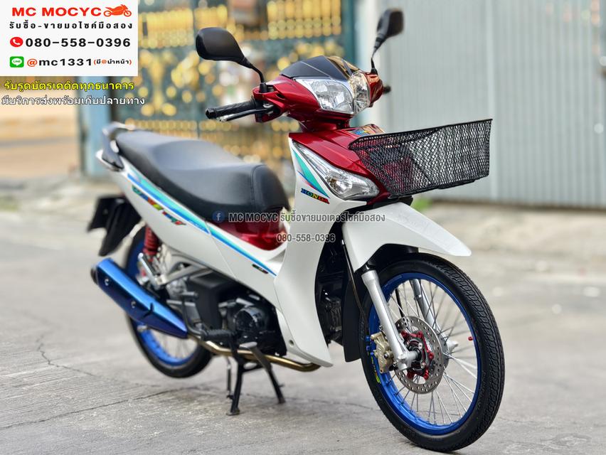 Wave 125i 2017 เรือนไมล์แดง สตาดมือ ชุดสีใหม่ แต่งสวย ยางใหม่ เล่มเขียวชุดโอนครบ No936    3