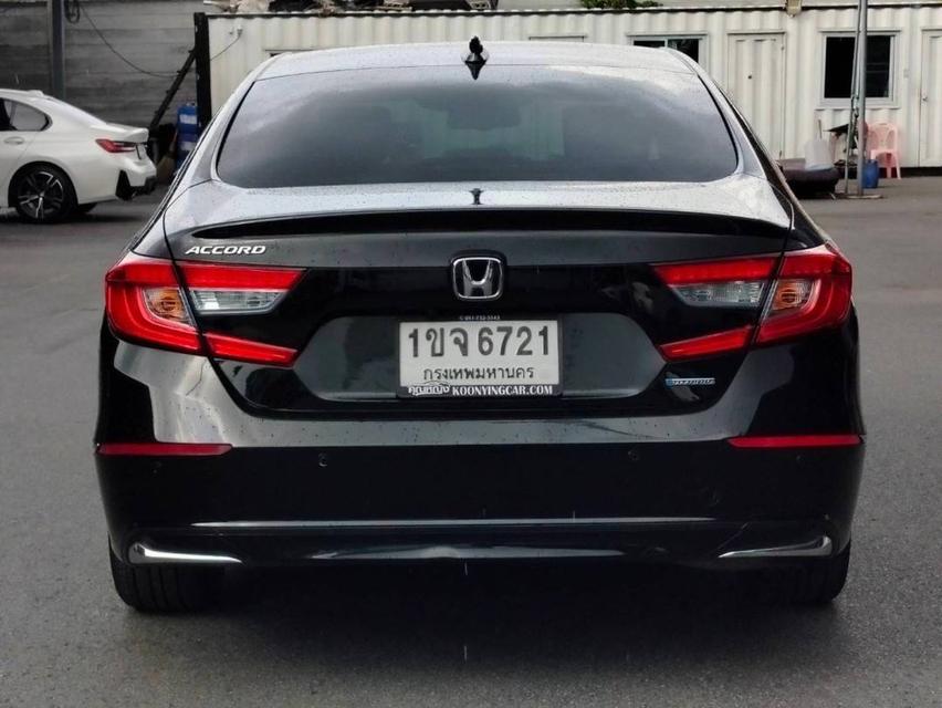  HONDA ACCORD G10 Hybrid E-CVT FWD 2.0 สีดำ ปี 2020 รถสวยสภาพใหม่ ประวัติดีเเน่นอน 4