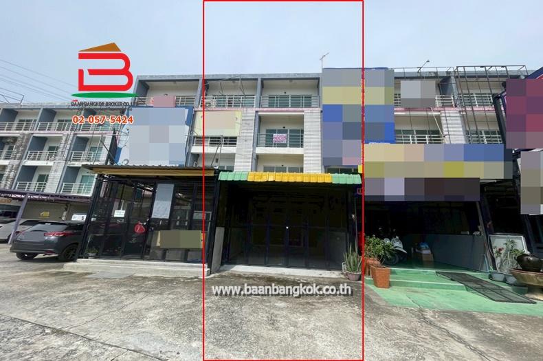 อาคารพาณิชย์ เนื้อที่ 28.1 ตรว. ติดถนนไสวประชาราษฎร์ (รังสิตคลอง4) ต.บึงยี่โถ อ.ธัญบุรี จ.ปทุมธานี 1