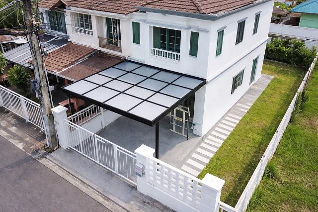 ให้เช่าบ้าน หลังมุม 2ชั้น 2นอน 2 น้ำ28 ตร.วา. พร้อมเฟอร์ฯ ตลาดไท 3 กม. ม.กรุงเทพ 900 ม. เครื่องซักผ้า ฟิวเจอร์พาร์ค รังส 1