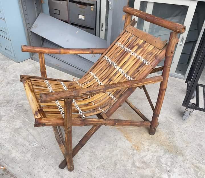 เก้าอี้ไม้ไผ่