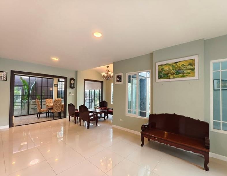 ให้เช่าบ้านเดี่ยว 2 ชั้น หมู่บ้านมัณฑนา พระราม 9 ศรีนครินทร์ ซอยกรุงเทพกรีฑา 7 บ้านสวยมาก เฟอร์นิเจอร์ครบ 6