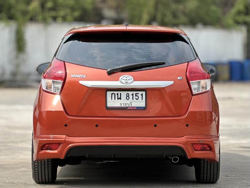 รหัสรถ PAT8151 Toyota Yaris 1.2E A/T ปี 2016 สีส้ม รูปที่ 4