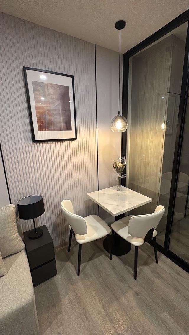 ให้เช่า Condo Origin place bangna ชั้น 10 ขนาด 29 ตรม. วิวสระ ระเบียงฝั่งตะวันออก แดดเช้า  ภาพจากห้องจริง เฟอร์นิเจอร์บิวท์อินครบ ที่นอน lLUNIO 5