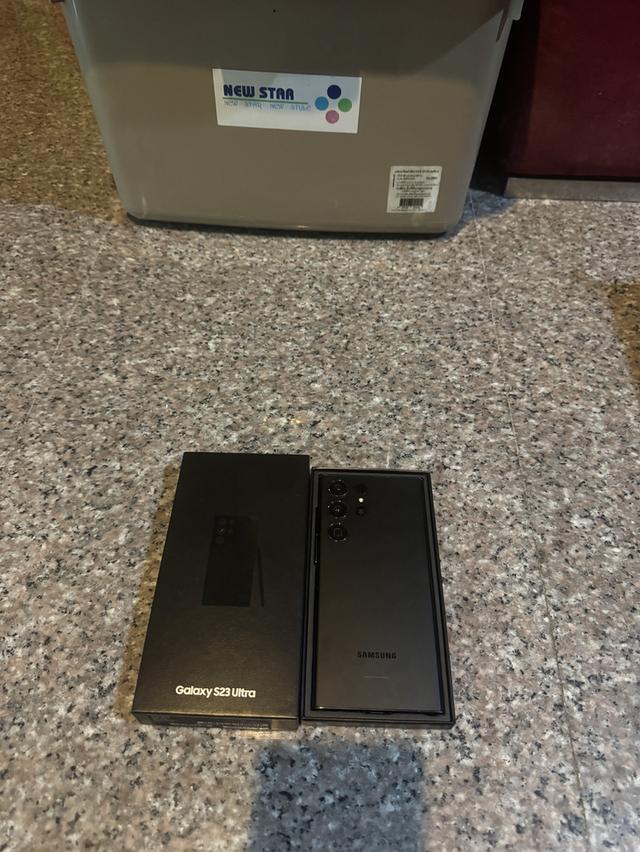 ขายๆๆๆถูกSamsungS23Ultra256กิ๊กสีPhomton Black สูนTrueสภาพสวยการใช้งานดีเยี่ยมทุกๆฟังชั่นเครื่องรีสโตได้ตลอดไม่มีติดแอคเค้าใดๆคับ สภาพ: 98% สวยๆคับไ