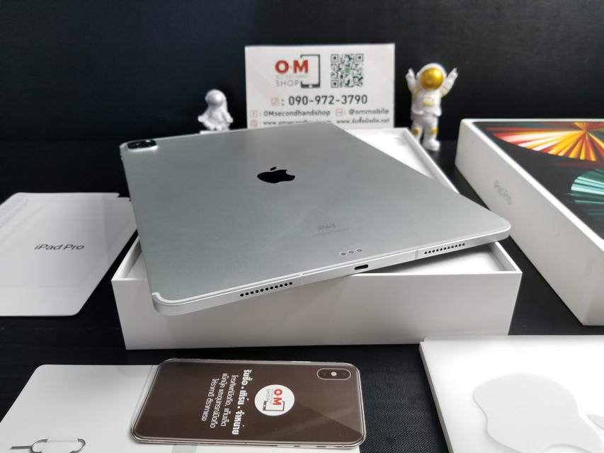 ขาย/แลก iPad Pro (2021) 12.9นิ้ว 256B (wifi+Cellular) Silver ศูนย์ไทย สวยมากๆ แท้ เพียง 38,900 บาท  6