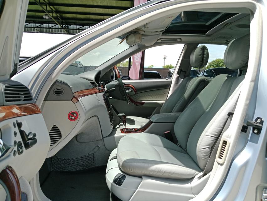 ขายรถ Benz S280 2.8 W220 ปี 2000 สีเทา เกียร์ออโต้ รูปที่ 19