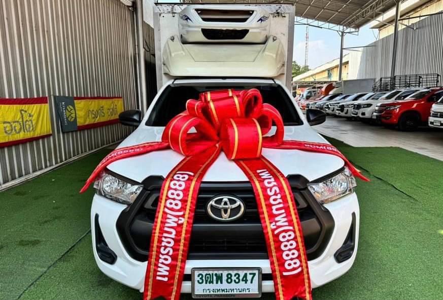 TOYOTA REVO  SINGLE รุ่นENTRY+ตู้เย็น เครื่อง2.4cc. เกียร์ธรรมดา ปี 2022 -รถไมล์แท้100%คะ 