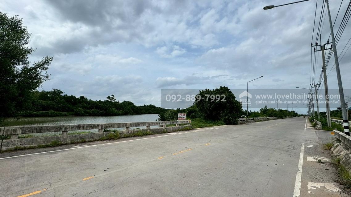 ขายที่ดิน ถนนเลียบคลองสรรพสามิต พระสมุทรเจดีย์ พื้นที่ 45-3-24 ไร่ เชิงสะพานข้ามคลองขุด-หลังขุน ราคาถูก 7
