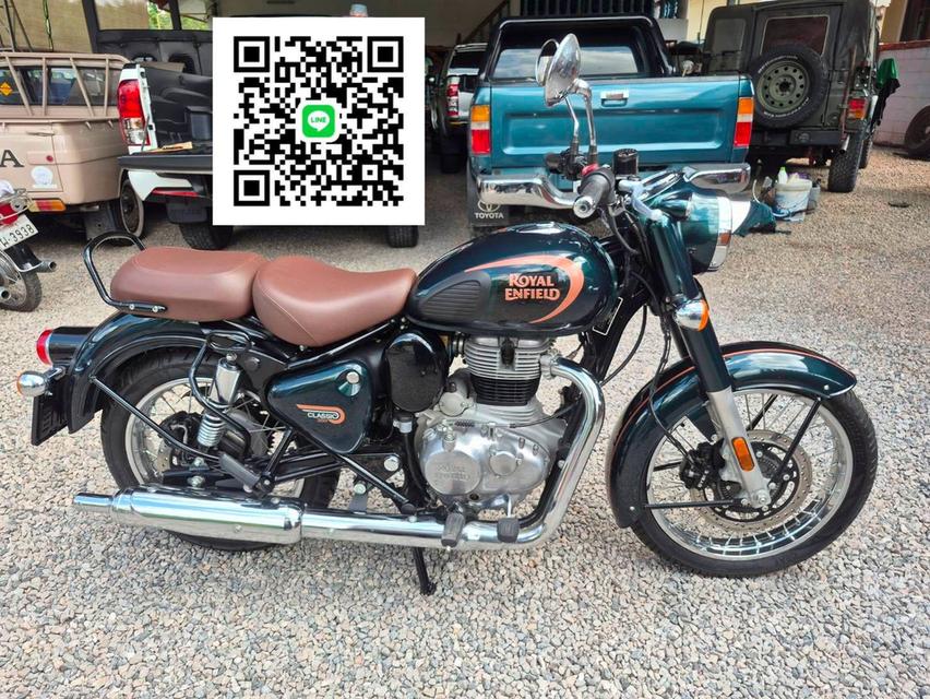 ไมล์ 30 km แท้ Royal enfield Classic 350 ปี 2021 สีเขียวมรกต