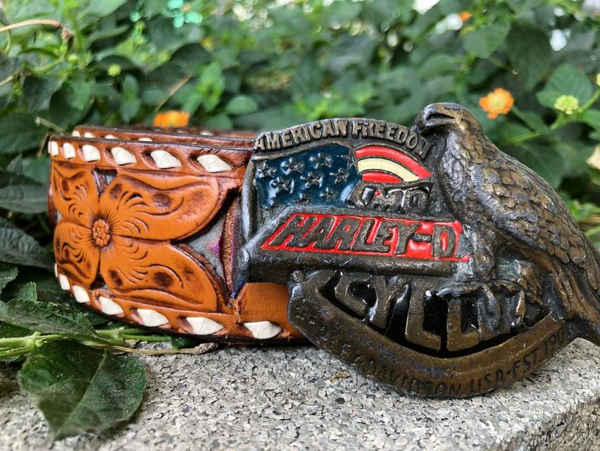 หัวเข็มขัด HARLEY-DAVIDSON  (พร้อมสาย)