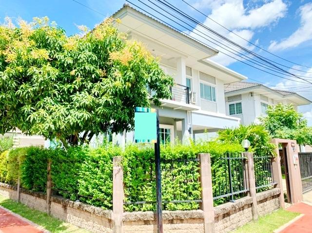 MRTหลักสอง 500ม. แยก-หน้าเดอะมอลล์บางแค กาญจนาภิเษก กัลปพฤกษ์ ให้เช่าบ้านเดี่ยวสุดหรู 2 ชั้น 55ตร.วา. ใหม่ หัวมุม เฟอร์ฯ 1