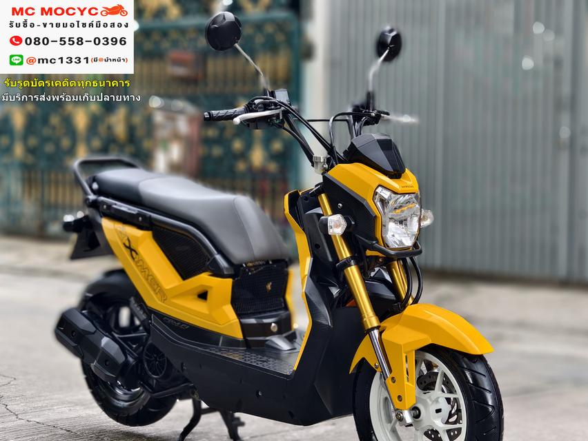 Zoomer x 2019 สีเหลืองล้อทูโทน ไมล์ดิจิตอล ชุดสีสวย  เล่มชุดโอนครบ  No747    3