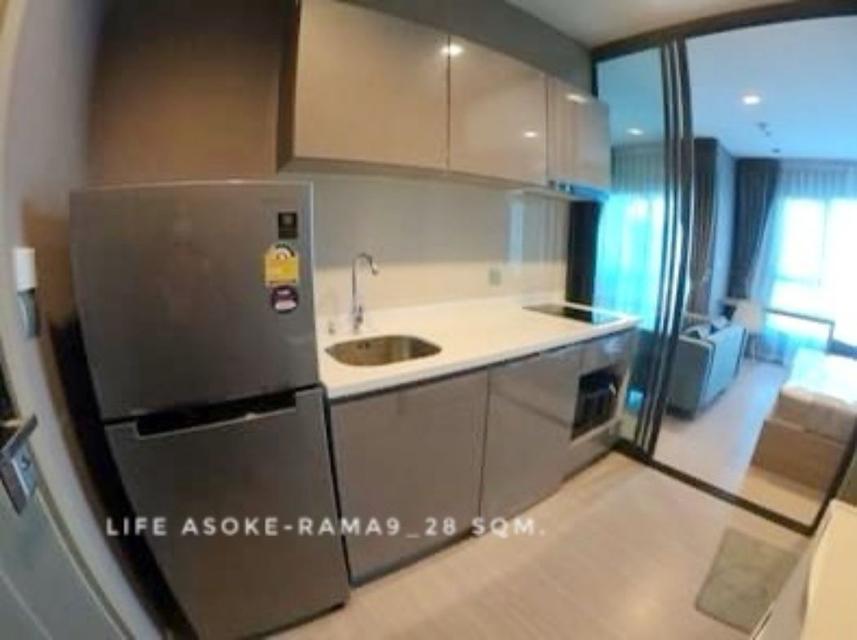 ให้เช่า คอนโด studio type 1 bedroom Life Asoke - Rama 9 : ไลฟ์ อโศก พระราม 9 28 ตรม. good location good facilities near  6