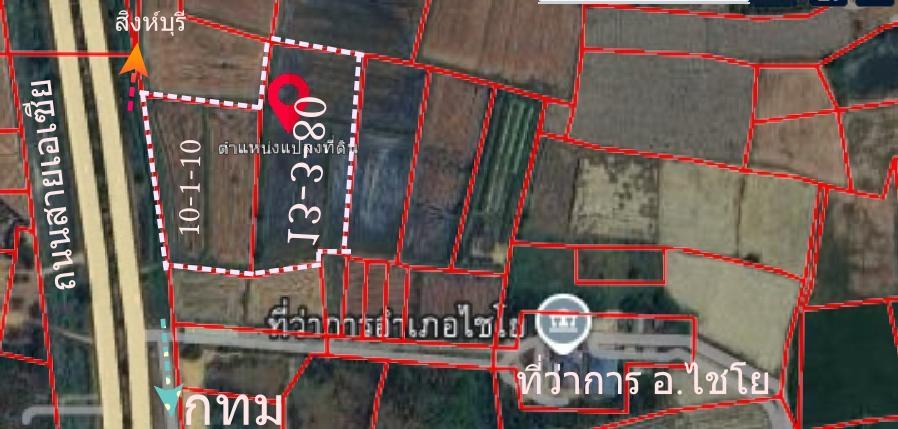 ขายที่ดิน 24ไร่ ติดถนนสายเอเซียฝั่งขาเข้า กทม ไร่ละ 2.9 ล้าน 1