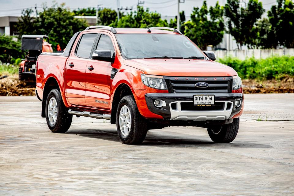 Ford Ranger 2.2 Wildtrak Hi-Lander Double Cab เกียร์ AT ปี 2015 สีส้ม  3