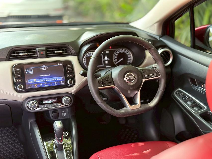 รหัสรถ PAT1936 Nissan Almera 1.0 VL Turbo A/T ปี 2021 สีแดง 14