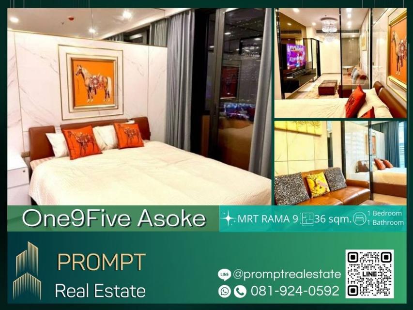 OP01544 - One9Five Asoke - Rama 9 - 36 sqm - MRT RAMA 9 - Central Rama 9 - Fourtune