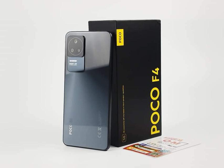ขาย/แลก Poco F4 5G 8/256GB ศูนย์ไทย สภาพสวยมาก แท้ ครบกล่อง เพียง 9,900 บาท 2