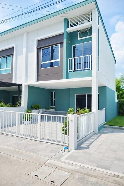 สนามบินดอนเมือง 1.8 กม เช่าทาวน์โฮม 2 ชั้น 3 นอน.BTS คูคต 1.3 กม. ทำเลติดถนนสายไหม รร.ประชานุกูล 700 ม. 2