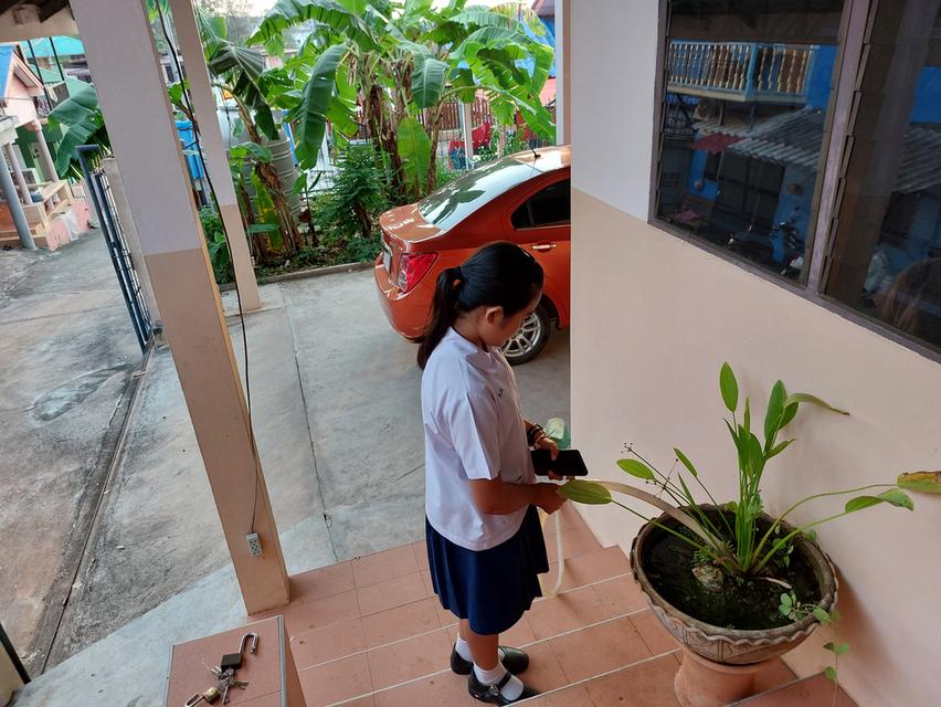 บ้านเดี่ยวบนเขา 54 ตรว. 2 ห้อนนอนใหญ่ 4x4 เมตร พร้อมโรงจอดรถเล็กได้ 2 คัน มีรั้วรอบขอบชิด มีมุ้งลวด เหล็กดัด ผ้าม่าน แอร์ เครื่อวทำน้ำอุ่น ครัว 6