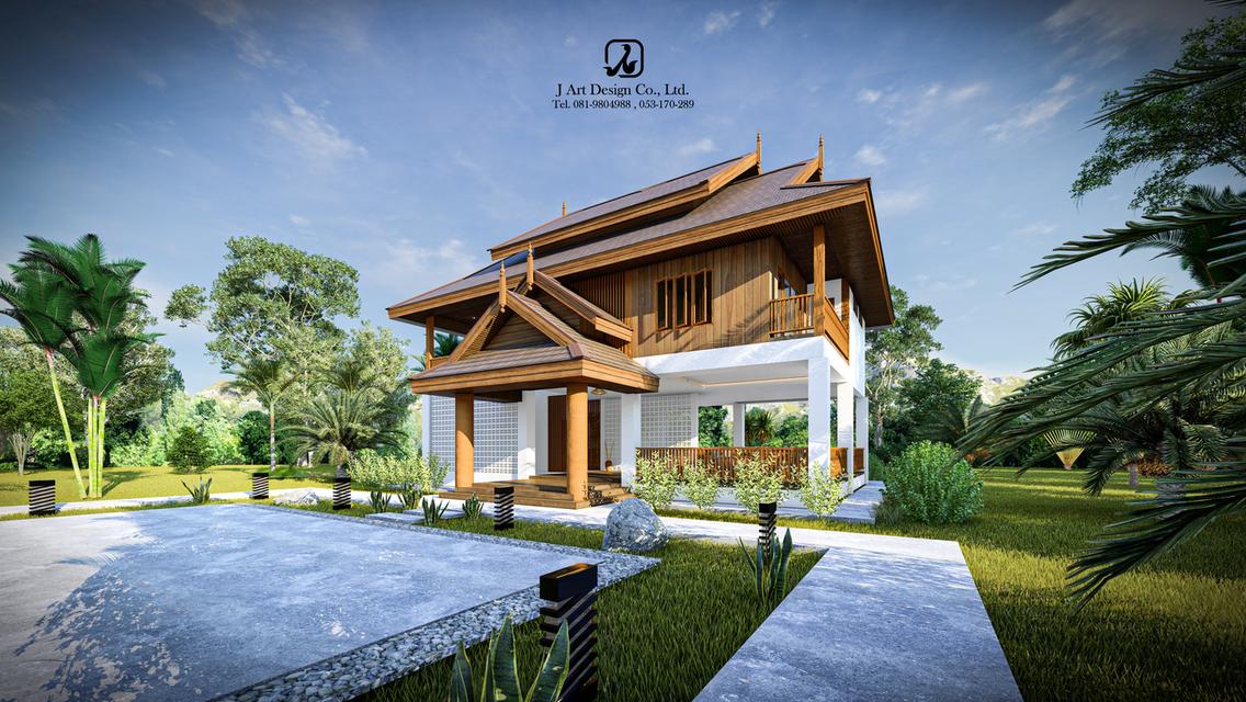 รับสร้างบ้าน รับออกแบบ ตกแต่งภายใน รับเหมาก่อสร้างทั่วไทย 3