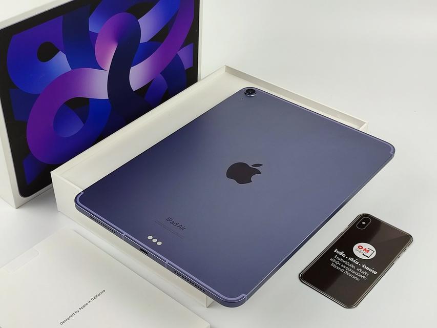 ขาย/แลก iPad Air5 (2022) 64 (Wifi+Cellular) สี Purple ศูนย์ไทย ประกันศูนย์ สภาพสวยมาก แท้ ครบกล่อง เพียง 21,900 บาท  4