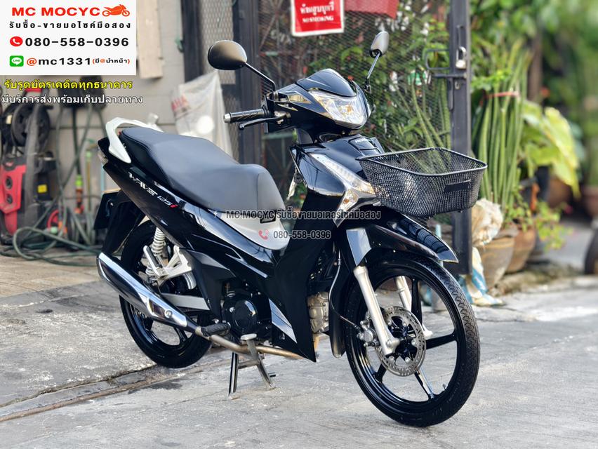 Wave 125i 2023 วิ่ง10000โลแท้ รุ่นTopล้อแมคสตาดมือ รถบ้านแท้มือเดียว เล่มเขียวชุดโอนครบ No1037
