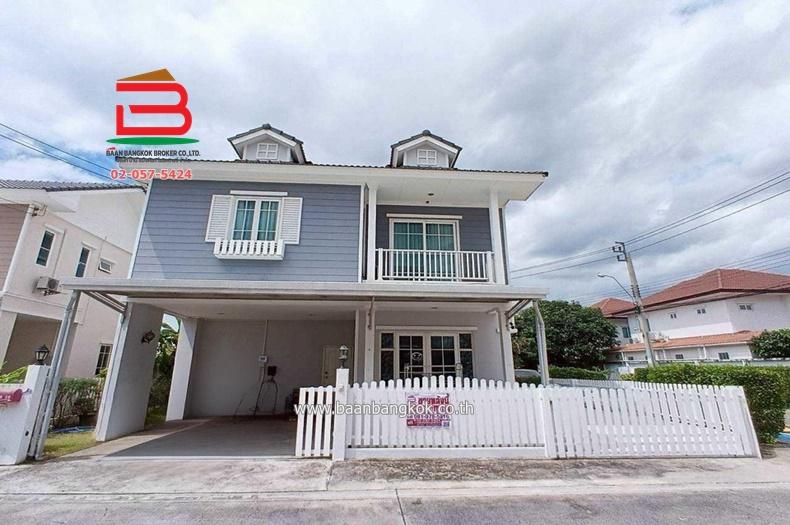 บ้านเดี่ยว กรีนิช ไพร์ม ทางด่วน รามอินทรา-หทัยราษฏร์ (Greenwich Prime) เนื้อที่ 54 ตรว. 1