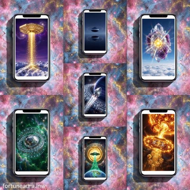 วอลเปเปอร์มือถือ วอลเปเปอร์โทรศัพท์ ภาพชุด UFO วอลเปเปอร์มงคล Lucky Mobile Phone Wallpaper
