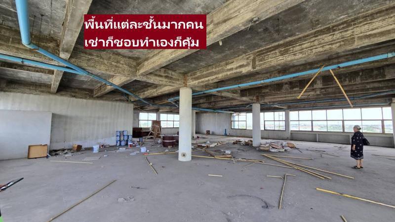 ขายอาคารสำนักงานติวานนท์ปากเกร็ดขนาด 1 ไร่ 20 ตารางวาเนื้อที่ใช้สอยรวม 8 ชั้นราว 3,500 ตารางเมตรทำเลเด่นหน้าหมู่บ้านลานทองหมู่บ้านมีประมาณ 1,500 หลัง 20