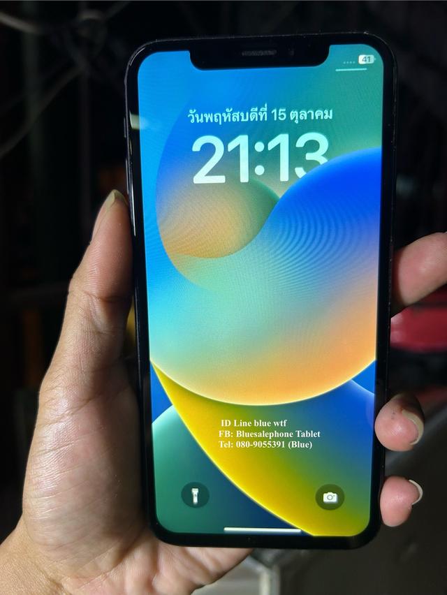 IPhone X 64GB สแกนใบหน้าได้ ไม่ติดล็อค รีเซ็ตแล้วพร้อมใช้งาน แบตดี ใข้งานปกติ สภาพสวย