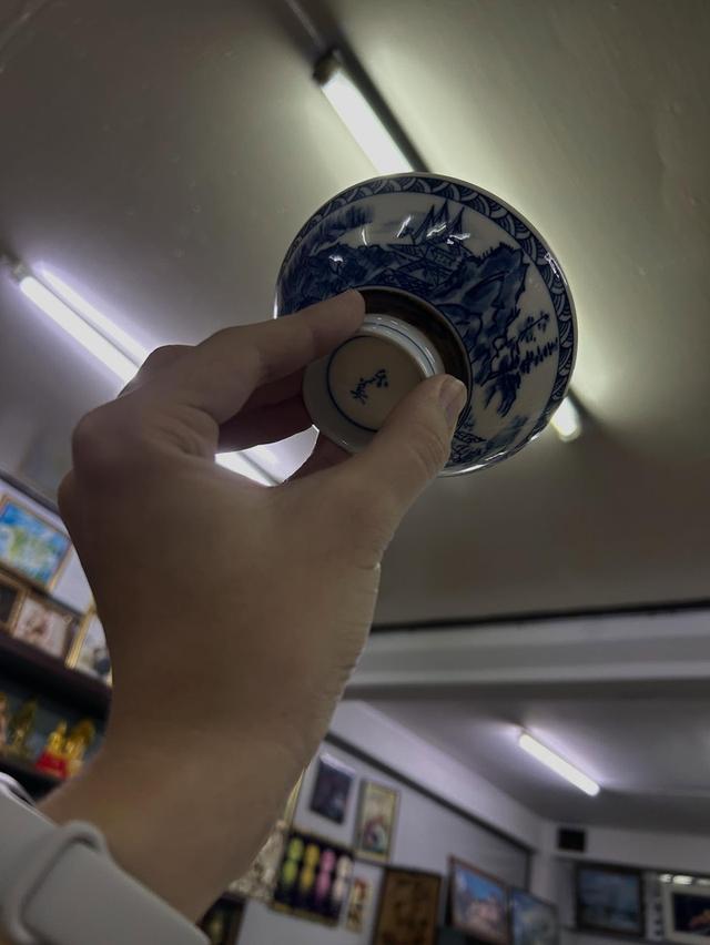 ถ้วยเซรามิก ลายคราม ถ้วยลายคราม 6